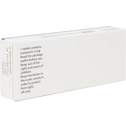 Melatonin 3mg 30 tablets for jet lag1
