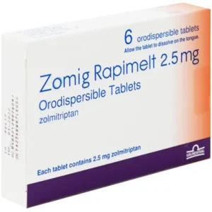 Zomig (Zolmitriptan) Rapimelt 2.5mg 6 Orodispersible Tablets